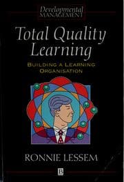 Tapa de Total quality learning