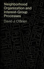 Tapa de Neighborhood organization and interest-group processes