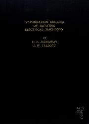 Tapa de Vaporization cooling of rotating electrical machinery