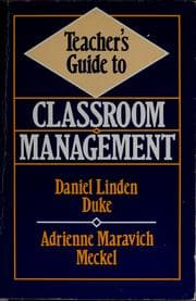 Tapa de Teacher's guide to classroom management