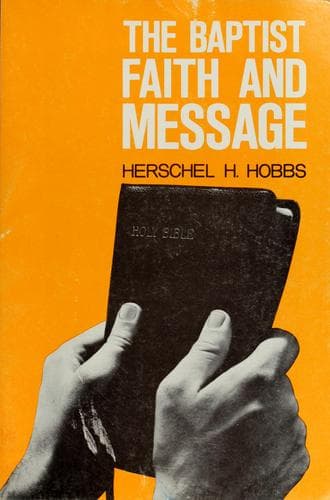 Tapa de The Baptist faith and message