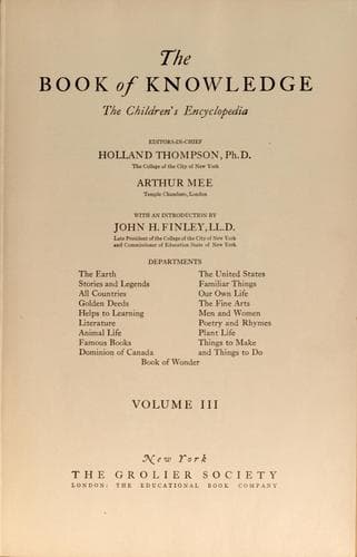 Tapa de The book of knowledge