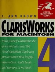 Tapa de ClarisWorks 4 for Macintosh
