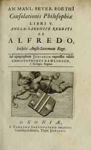 Tapa de Consolationis philsophiae