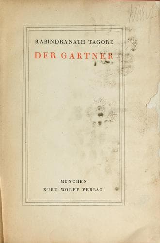 Tapa de Der Gärtner