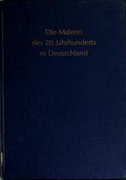 Tapa de Die Malerei des 20. Jahrhunderts in Deutschland