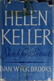 Tapa de Helen Keller; sketch for a portrait