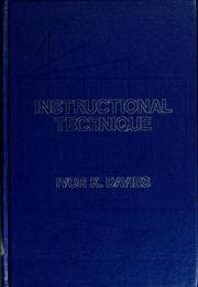 Tapa de Instructional technique