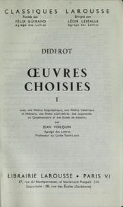Tapa de Oeuvres choisies
