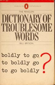 Tapa de The Penguin dictionary of troublesome words