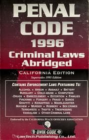 Tapa de Penal code, 1996