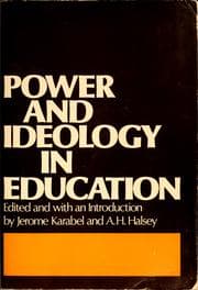 Tapa de Power and ideology in education