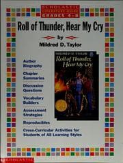 Tapa de Roll of thunder, hear my cry by Mildred D. Taylor