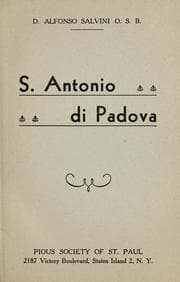 Tapa de S. Antonio di Padova