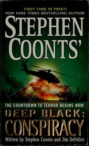 Tapa de Stephen Coonts' Deep black--conspiracy