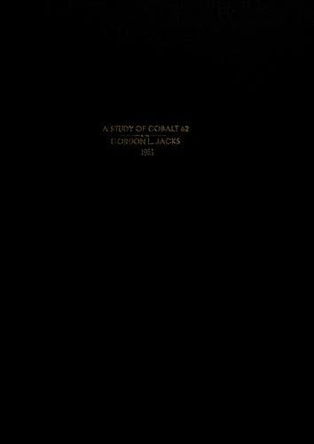 Tapa de A study of cobalt 62