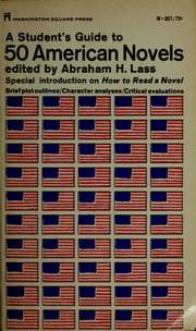 Tapa de A student's guide to 50 American novels