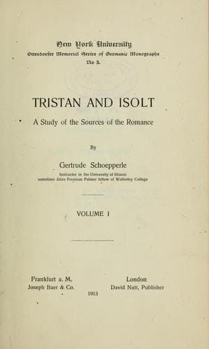Tapa de Tristan and Isolt