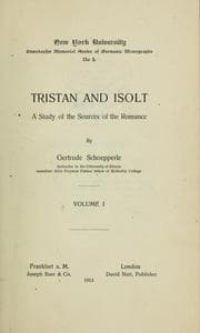 Tapa de Tristan and Isolt