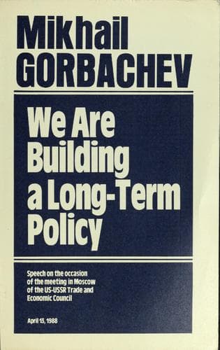 Tapa de We are building a long-term policy
