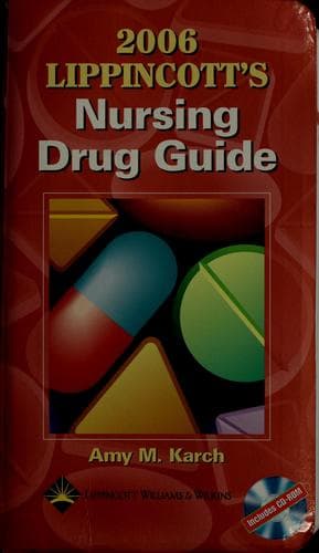 Tapa de Lippincott's nursing drug guide 2006