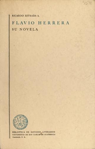 Tapa de Flavio Herrera