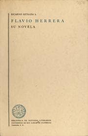 Tapa de Flavio Herrera