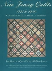 Tapa de New Jersey quilts 1777 to 1950
