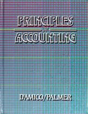Tapa de Principles of accounting