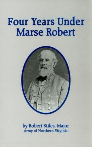 Tapa de Four Years Under Marse Robert