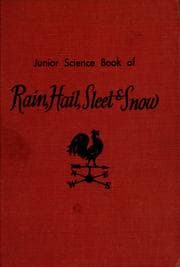 Tapa de Junior science book of rain, hail, sleet & snow