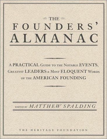Tapa de The founders' almanac
