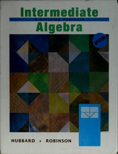 Tapa de Intermediate algebra