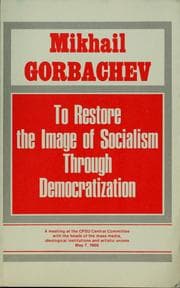 Tapa de To restore the image of socialism through democratization