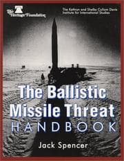 Tapa de The ballistic missile threat handbook