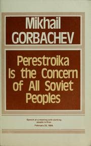 Tapa de Perestroika is the concern of all Soviet peoples