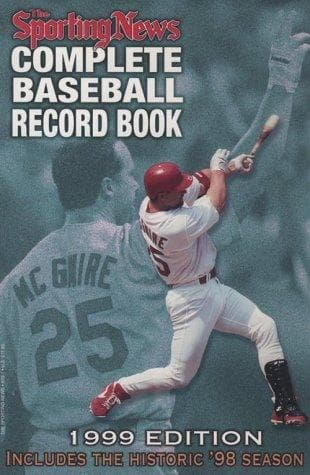 Tapa de Complete Baseball Record Book 1999 (Serial)