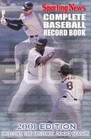 Tapa de Complete Baseball Record Book