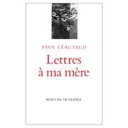 Tapa de Lettres à ma mère