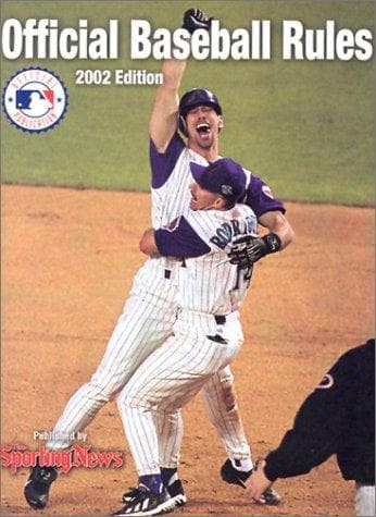Tapa de Official Baseball Rules