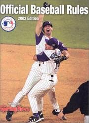 Tapa de Official Baseball Rules