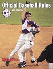 Tapa de Official Major League Baseball Rules Book