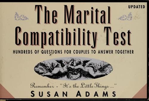 Tapa de The marital compatibility test