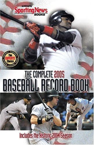 Tapa de Complete Baseball Record Book 2005 Edition