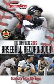 Tapa de Complete Baseball Record Book 2005 Edition