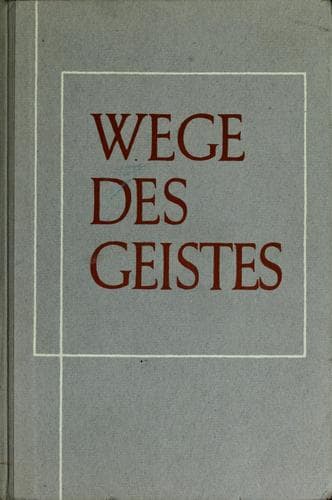 Tapa de Wege des Geistes