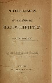 Tapa de Aus der Chanson de geste von Auberi dem Burgunden