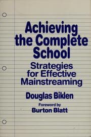 Tapa de Achieving the complete school