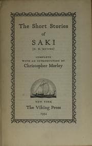 Tapa de The short stories of Saki (H.H. Munro)