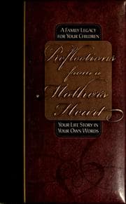 Tapa de Reflections from a mother's heart